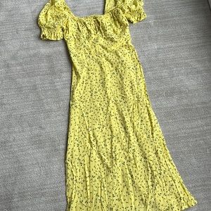 Flirty yellow sundress